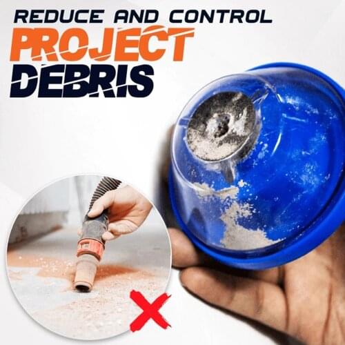 Drill Dust Cover Plastic Drill Ash Collector Non-slip Hammer Dust Bowl Power Tool Accessories for Home Construction Site