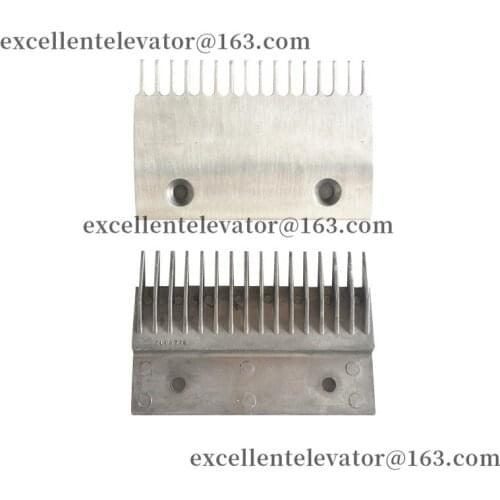 2L08779 Comb L145mm W100mm Hole Space 90mm 16T Use for Sigma Escalator 1 Pack=5 Pieces