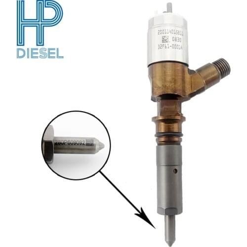 New type Common rail injector 326-4756/32F61-00014 for C4.2 engine, diesel fuel injector 3264756 for CAT 312D excavator