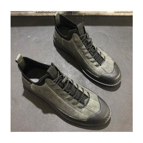 B-663 Mens Casual Boots Zapatos De Hombre Breathable Sneakers Footwear Classic leather Chaussure Homme Tenis Adult Krasovki