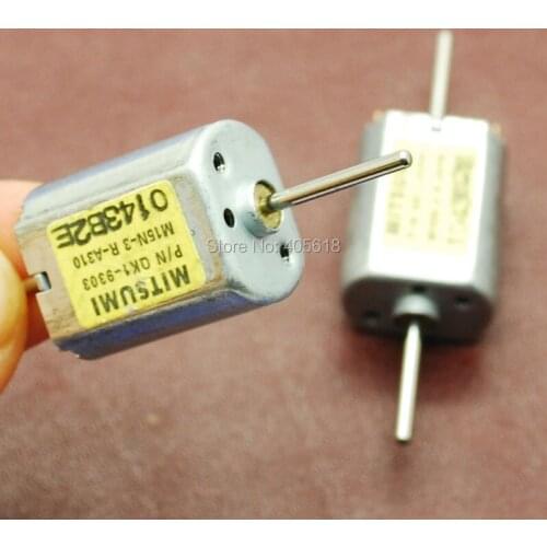 Low price 20pcs carbon brush motor dc Biaxial 030 motor long axis 12V Current 0.055A 13500 RPM