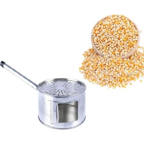 Nostalgic Bursting Oil Free Popcorn Pan 18 cm Diameter on the stove and barbecue Popcorn Manual Popcorn Oil-free Popcorn