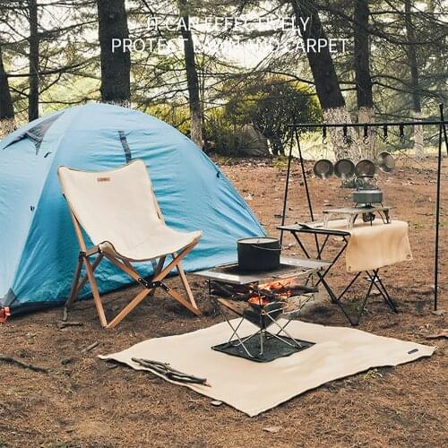 Flame Retardant Felt Mat Oil Absorbent Pads High Temperature Resistance Washable Reusable Outdoor Home Garden Use Cushion