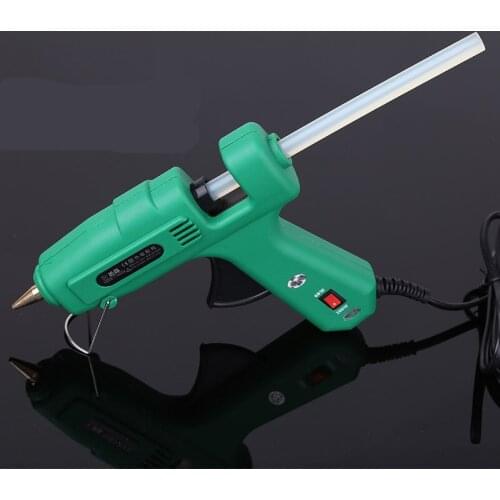 Hot Melt Glue Professional High Temperature Gun Copper Nozzle Adjustable Constant Heater Stick Repair Heat