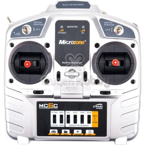 MicroZone MC Transmitter Remote Controller 6C/ E7 with Receiver Mc-GPS Radio System for SU27 RC Drone Car Boat