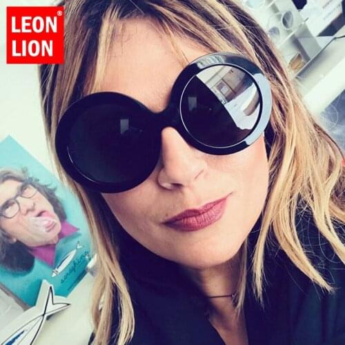 LEONLION Round Oversized Sunglasses Women 2021 Luxury Sunglasses Women Retro Sun Glasses For Women Vintage Gafas De Sol Mujer
