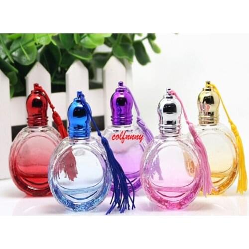 500pcs/lot 10ml perfume glass vials with roll-on ball perfume roll on glass bottle empty essential oil bottles F061501