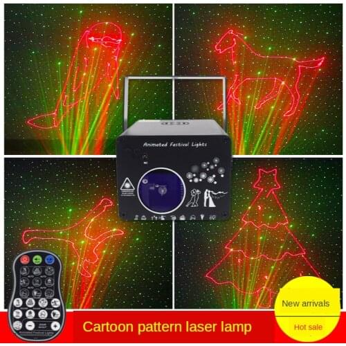 Strobe Light Party 3D Laser Light Rgb Colorful Dmx 512 Scanner Projector Xmas Dj Disco Show Lights Music Equipment Dance Floor