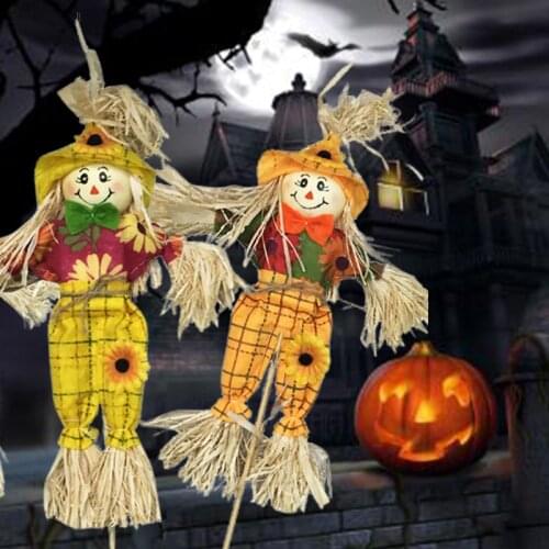 Scarecrow Decor 15.7 inches Halloween decorations Collect Scarecrow, 3 Pack 667A