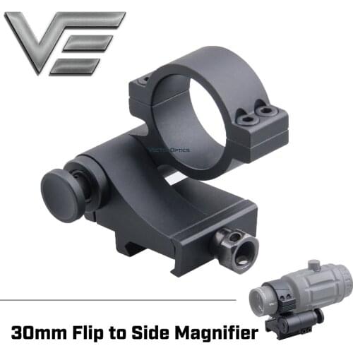Vector Optics 30mm Flip to Side Magnifier Mount Ring Scope Ring For 3x 4x 5x Magnifier Fit on 21mm Picatinny Rail