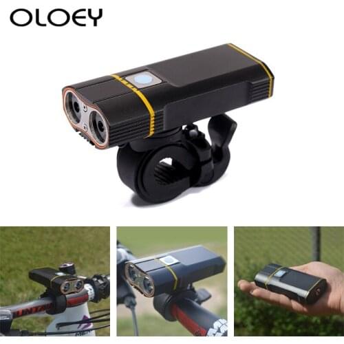 IPX6 Waterproof Bicycle Light L2 LED Bike Light With USB Rechargeable Battery Cycling Front Light Lamp Headlight Safety Lights