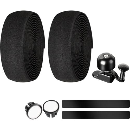 Classic Bike Bell with EVA Cycling Handle Wraps Loud Sound Handlebar Safety Horn Bicycle Accessory MC889