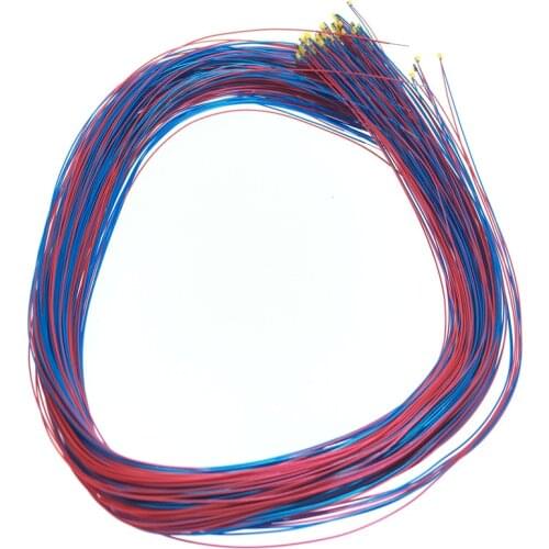 0402 0603 0805 1206 SMD Model Train HO N OO Scale Pre-soldered Micro Litz Wired LED Leads Wires 20cm