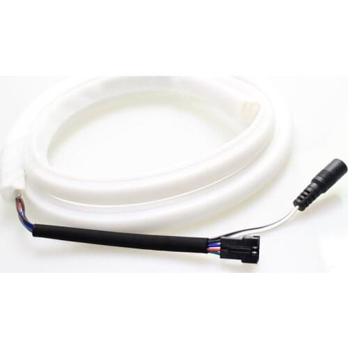 1M/2M/3M/5M rainbow tube WS2811 digital rgb led Strip Light 60leds DC 12v 5050 SMD Ribbon Tape flexible neon