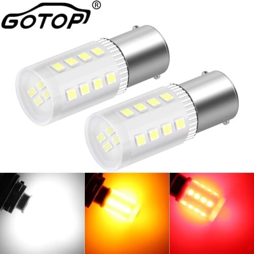 2pcs Super Bright 1156 BA15S P21W BAU15S PY21W 1157 BAY15D P21/5W Led Bulb Car Led Turn Signal Lamp Auto Daytime Running Light