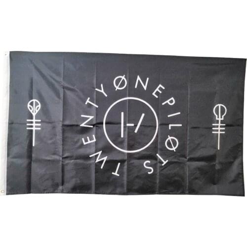 3x5ft Twenty One Pilots Flag Flying Banner Decoration Indoor Or Out Door Polyester Custom Flag