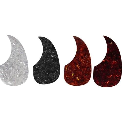 Acoustic Guitar Celluloid Pickguard Scratch Plate Guard For Martin-Adhesive Bass Replacement Guard Plate Water Drop Type Part