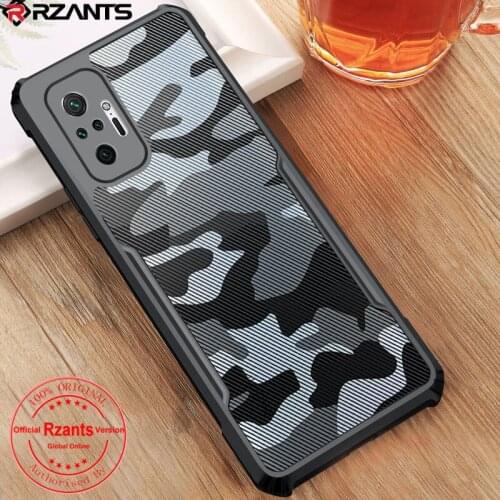 Rzants For Xiaomi Redmi Note 10 10S Redmi Note 10 Pro Max Xiaomi POCO M3 Pro 5G 4G Case Hard [Camouflage] Shockproof Slim Cover
