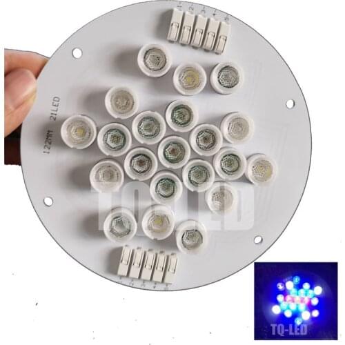 DIY 122mm 21Leds 5Channels Multi-Colors High Power Plant Grow Reef Aquarium Leds