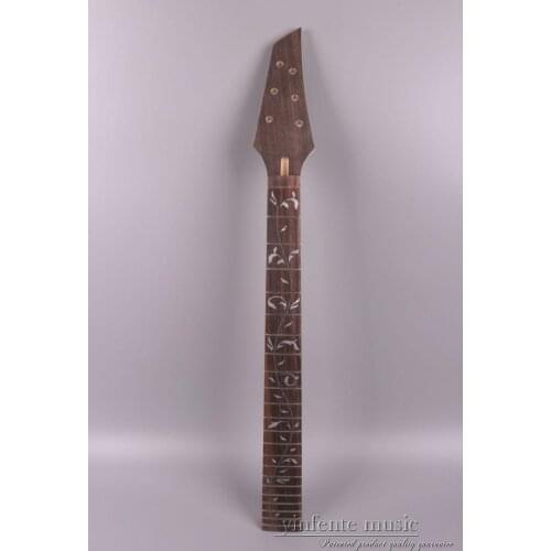 Electric guitar neck replacement 24 fret 25.5'' Fine inlay Truss Rod Maple Guitar parts #J1