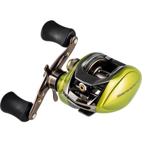 Baitcast Reel 6.2:1 Gear Ratio 10 1 BB Carrete De Pesca Hand Wheel Fresh/Saltwater Magnetic Brake System Rock Wedkarstwo Vessel