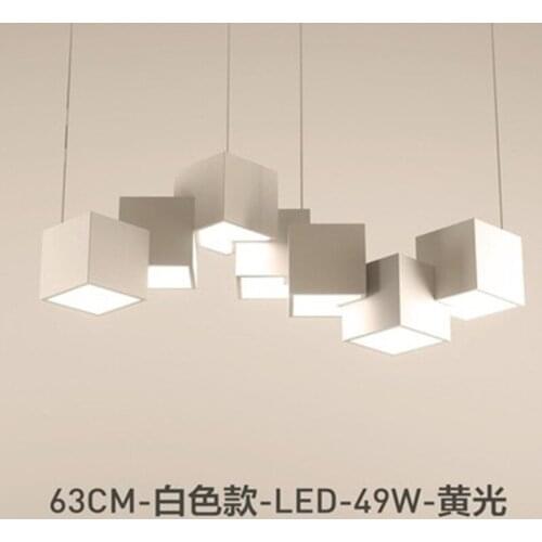 Rubiks cube new simple creative personalized living room lamp Nordic post modern bedroom study bar exhibition hall led