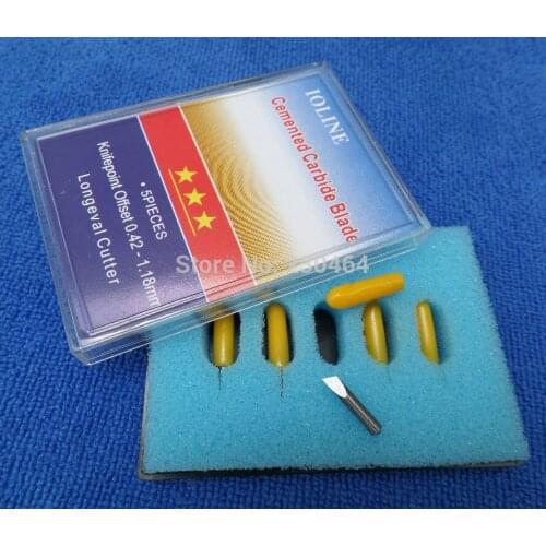 New 15 pcs 30 45 60 degree Ioline blades cutting plotter Blade Ioline vinyl cutter Blade Knife