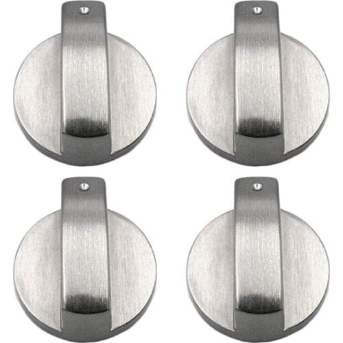 Hot 4 pieces knob stove gas cooker knobs metal gas cooker knob gas cooker control metal stove knobs for the kitchen 6mm