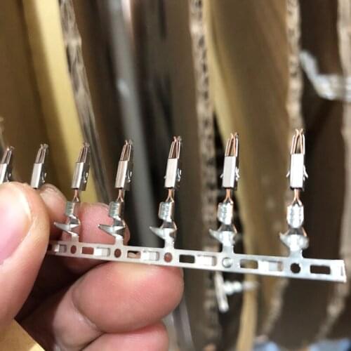 50PCS Tyco TE Crimp Terminals (Pins) For Volkswagen Audi MICRO-P-TIMER RECEPTACLE CONTA AMP Timer Connector System 962876-1