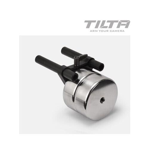 Tilta Shoulder Support Counter Balance Weight Counterweight five-pound weight mounted to a 15mm LWS rod adapter