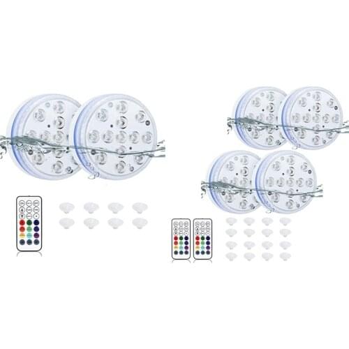 Submersible Led Pool Lights for Above Ground Pools Upgraded IP68 Waterproof Inground Pond Light