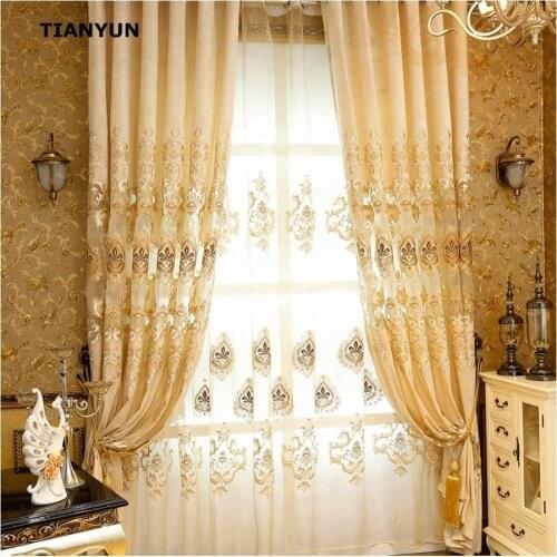 Direct Factory Retailed Chenille Day And Night Curtain, Tassel Curtain, Dubai Fabric Curtain