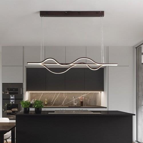 Modern led Pendant Lights for Dining Room Kitchen Room Hanging Led Pendant Lamp Nodric Hanging Lighting Office Linear Lights
