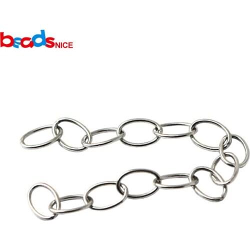 Beadsnice pure 925 sterling silver jewelry chain extender handmade necklace extender wholesale in factory price ID27516