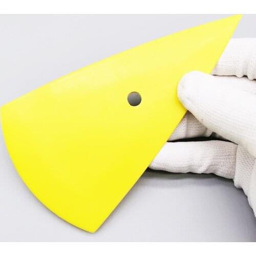 Corner Contour Vinyl Squeegee Pointed Triangle Fine-Edge Reach Scraper For PPF Vinyl Wrap Window Tint Film Install Tools k55