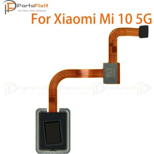 Built-in Fingerprint Sensor Flex Cable for Xiaomi Mi 10 5G Back Home Button Fingerprint Sensor Flex Accessories