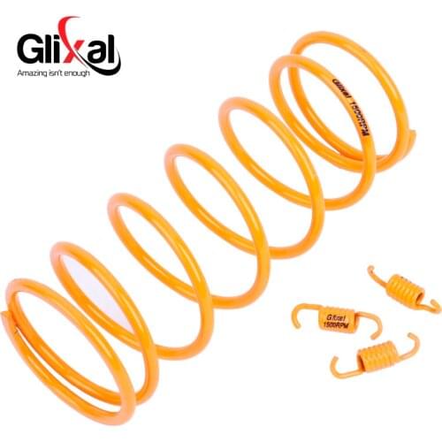 Glixal High Performance Racing ATV Scooter Torque Spring Clutch Springs GY6 125cc 150cc 157QMJ 152QMI Engine (1500Rpm,Yellow)