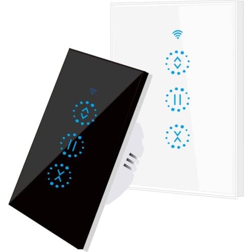 US US Standard WiFI Smart Curtain Switch Ewelink APP Control Voice Control Electric Blind Roller Shutter Motor switch