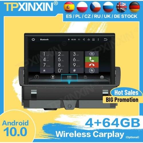 Car Radio Wireless Recorder Receiver Android For Audi A3 2011 2012 2013 2014 2015 2016 2017 2018 2019 GPS Player Audio Head Unit