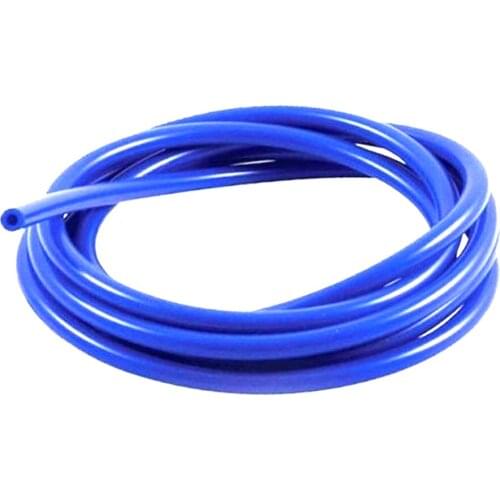 6mm/1/4" Car Full Silicone Fuel/Air Vacuum Hose/Line/Pipe/Tube 1 Meter 3.3ft Blue New