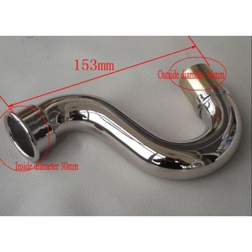 Bass clarinet neck for repairing workshop clarinet parts Nickel plated