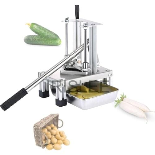 Easy To Operate Household Small Manual Press Potato Chips Stripping Machine/Hand Pressure White Radish Onion Cuke Dicing Tools