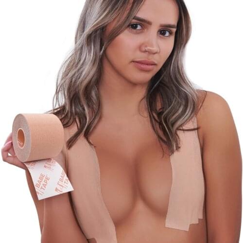 Sexy Self Adhesive Invisible Bra Push Up Nipple Cover Body Tape Women Summer Breathable Bralette Pasties Intimates Accessories