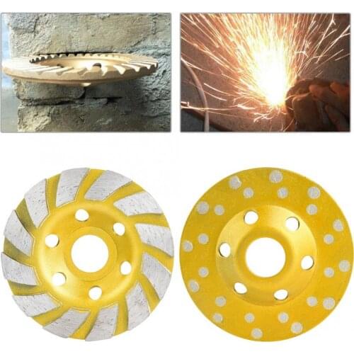 100mm/4in Diamond Grinding Wheel Saw Cup Sanding Circular Milling Cutting Disc Circles Rotary Tool Sharpener Grinder Accessories