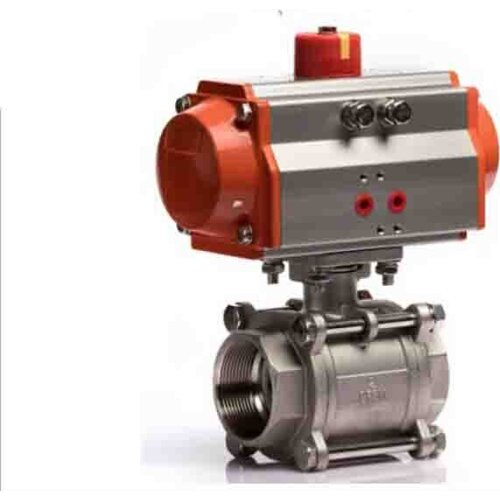 DN32 3 PCS Pneumatic Control 1 1/4 inch Stainless Steel Ball Valve