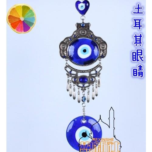 Blue eyes Ruyi ornaments Muslim peace pendant jewelry