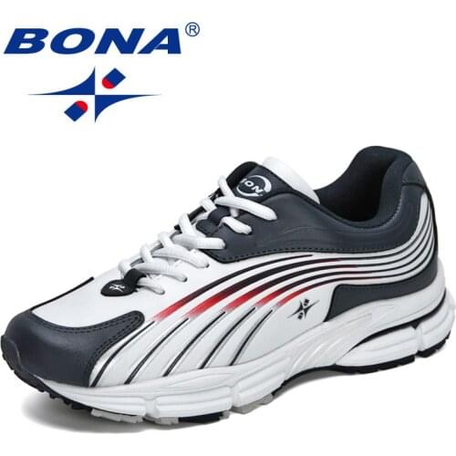 BONA 2021 New Designers Popular Sneakers Man Athletic Shoes Comfortable Walking Shoes Men Chunky Running Footwears Mansculino
