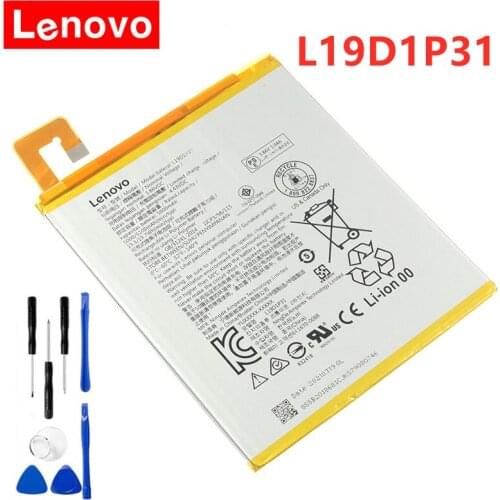 L19D1P31 5000mAh Lenovo Original Replacement Battery L19D1P31 Tablet Battery + Free Tools