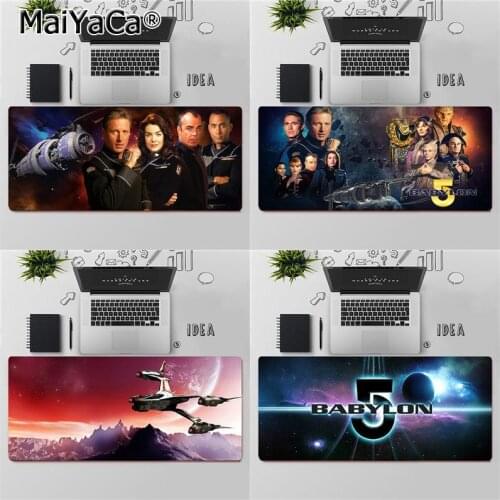 Maiyaca Top Quality Babylon 5 Rubber PC Computer Gaming mousepad Free Shipping Large Mouse Pad Keyboards Mat
