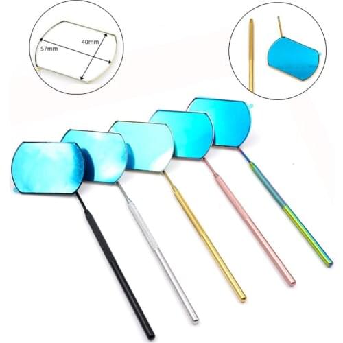 Multifunction Checking Mirror Eyelash Extension Portable Stainless Steel Grafted Eyelashes Beauty Makeup Tools